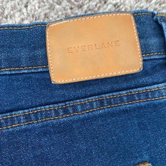 Everlane Blue Jeans Stretch Tapered Denim Sustainable High-Rise Women's 31 Ankle - Picture 6 of 9